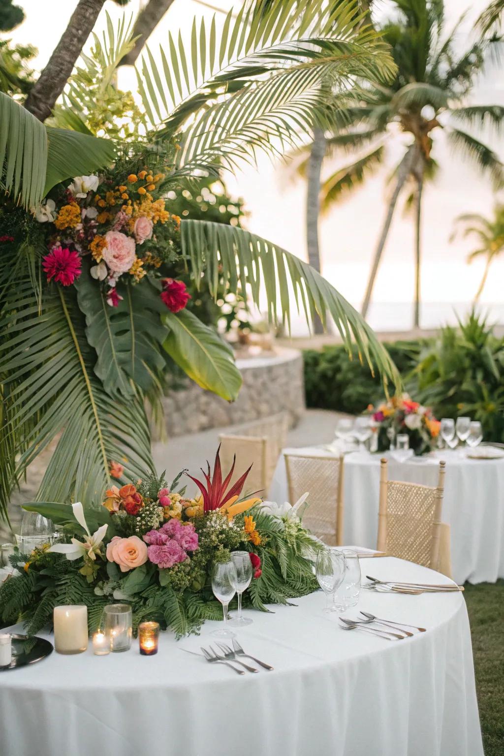 Lush ambiance creates exotic sensation