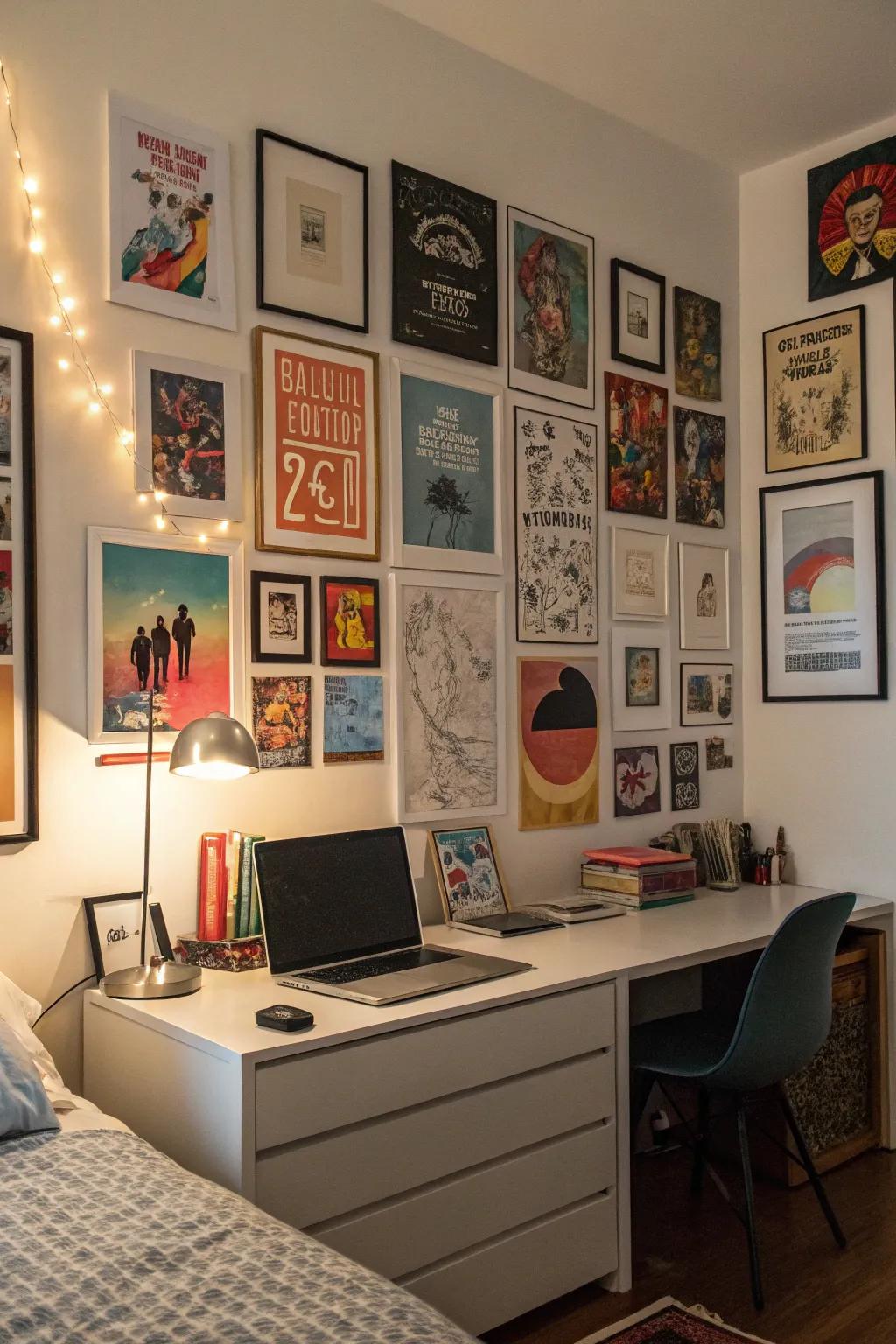 Wall decor enriches the area with character and identity