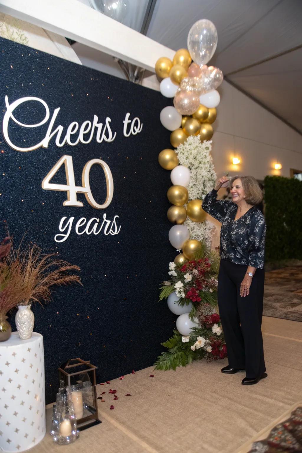 Stylish Backdrop: A Signature Element for Your Get-Together