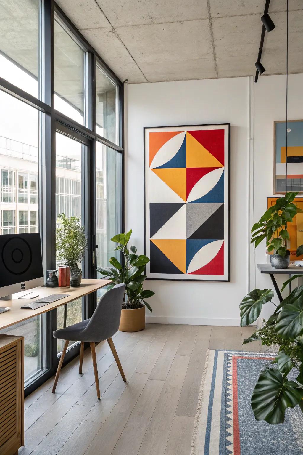 Symmetrical designs offer structure and flair.