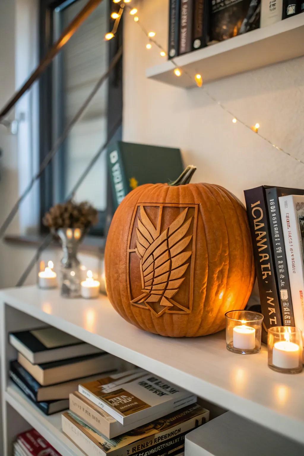 Etch iconic symbols to individualize your seasonal theme.