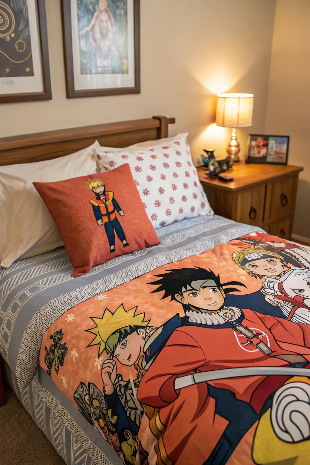 Anime bedding provides an individualized and inviting sensation to your rest area.