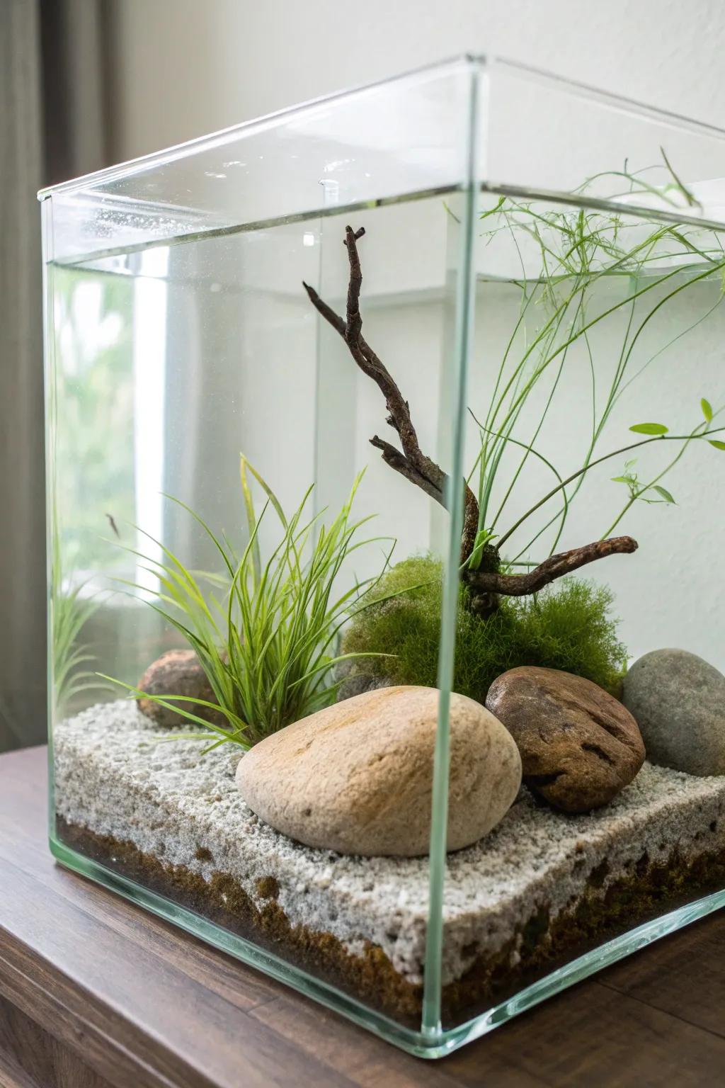 Welcome refined simplicity using a neat and relaxing layout.