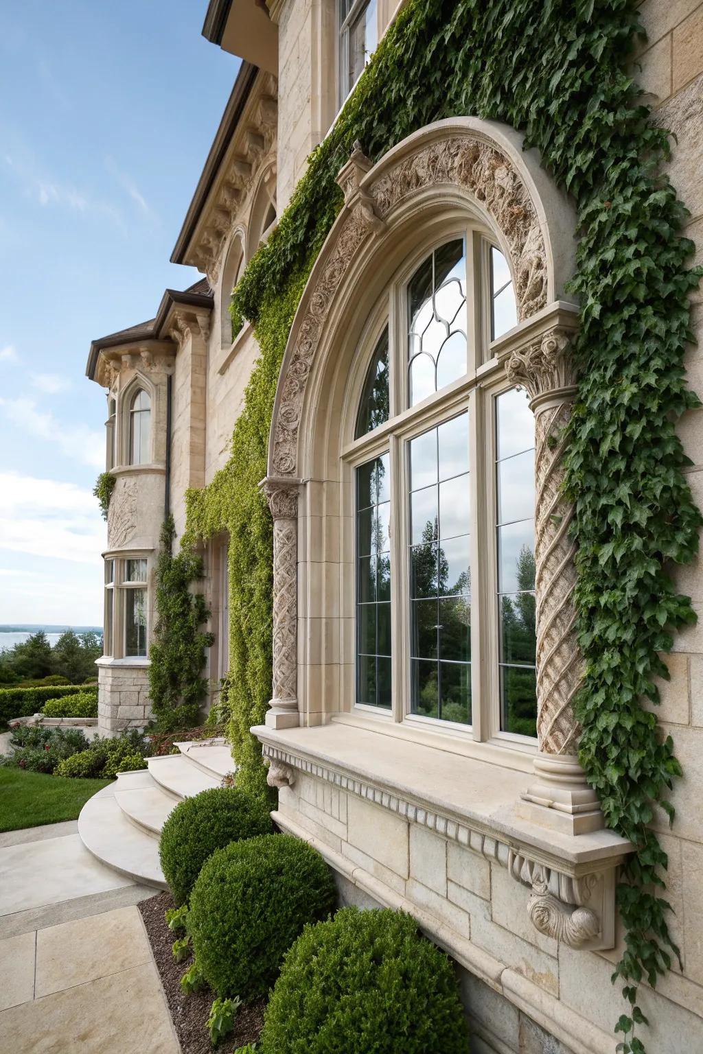 Rock borders offer a majestic and ageless appeal to any home.