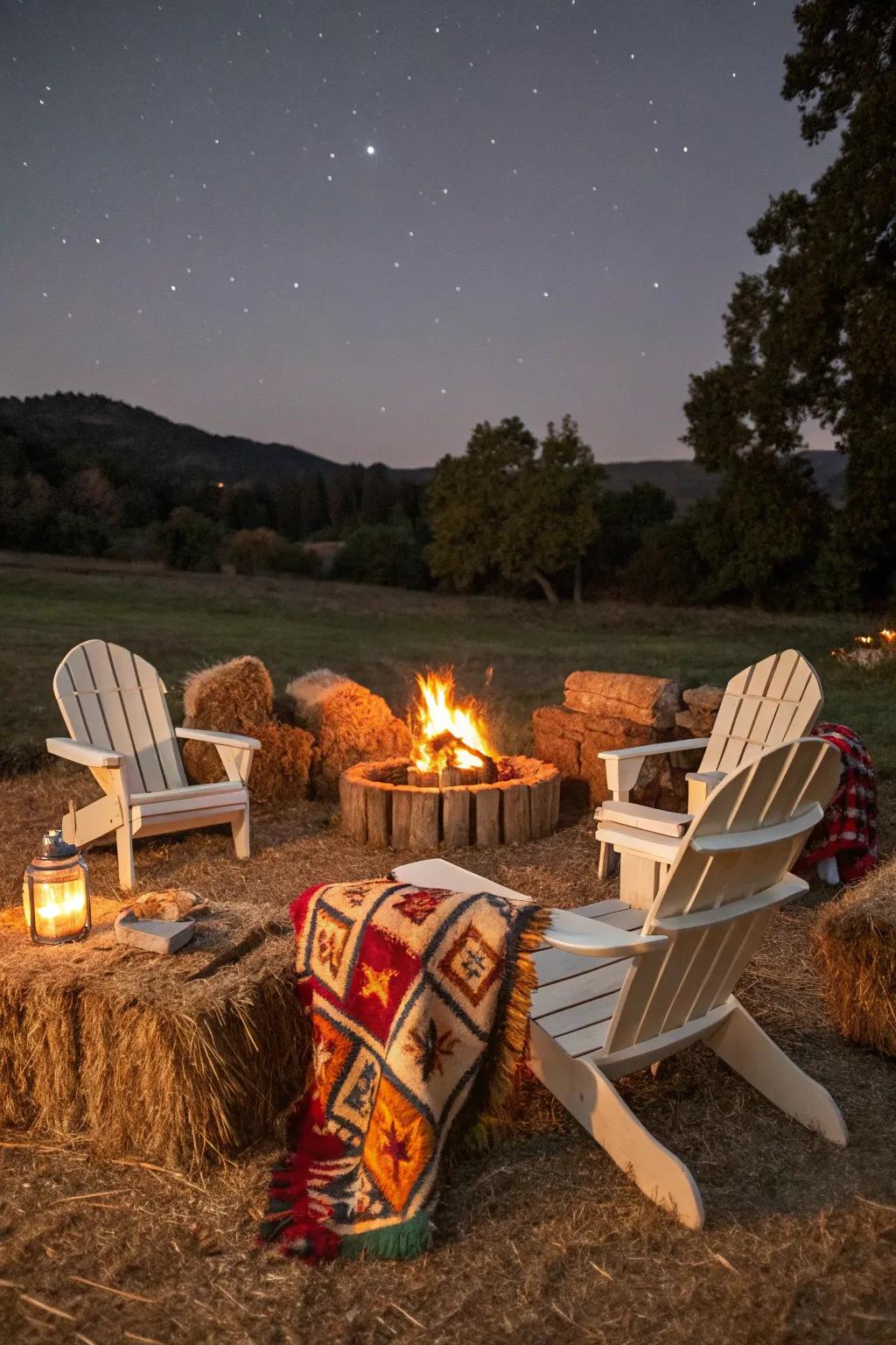 Make sure your guests are at ease with snug seating options.