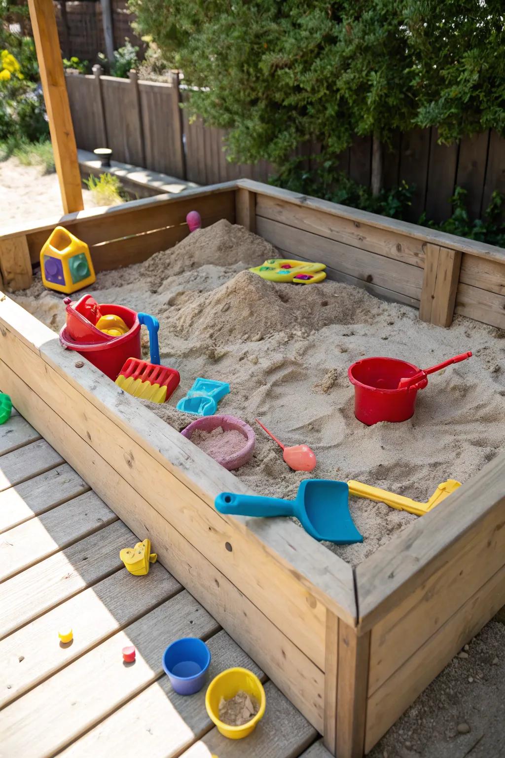 Boundless creativity awaits in this sandbox sanctuary.