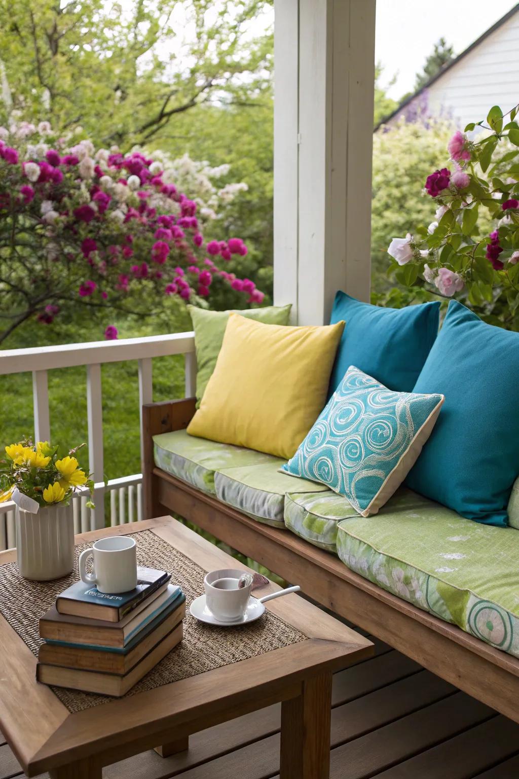 Incorporate cozy seating areas for relaxation and flair.