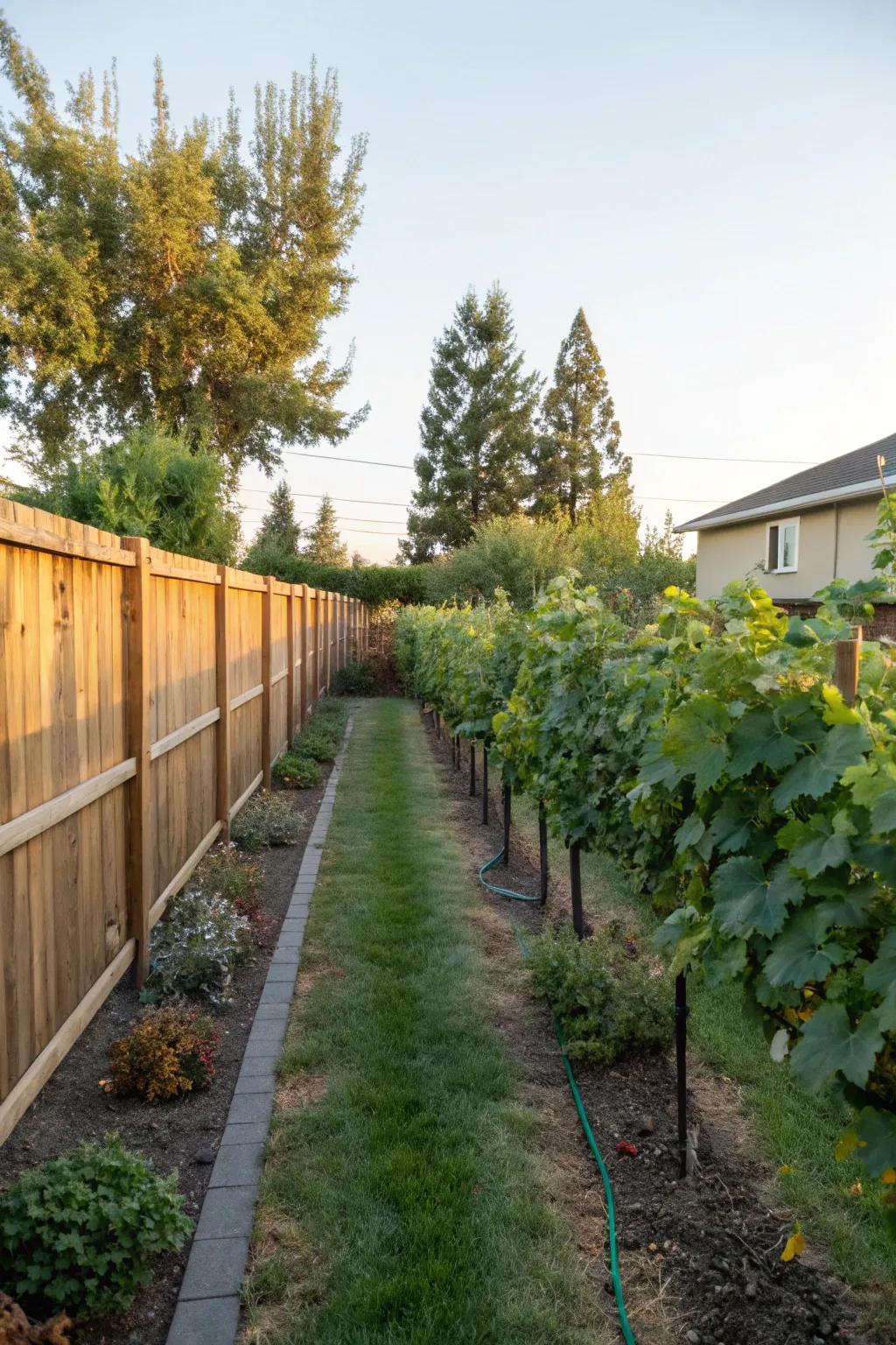 Effective vine arrangements that suit any yard.