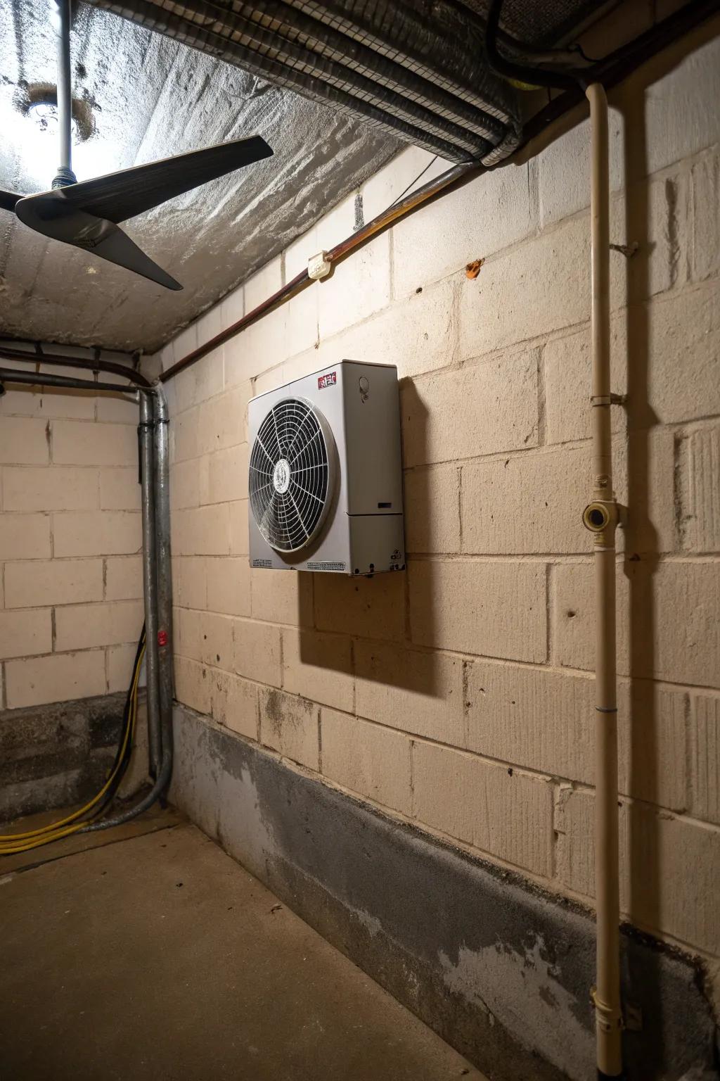 Air extraction systems are essential for keeping the air circulating and the environment fresh in your basement.