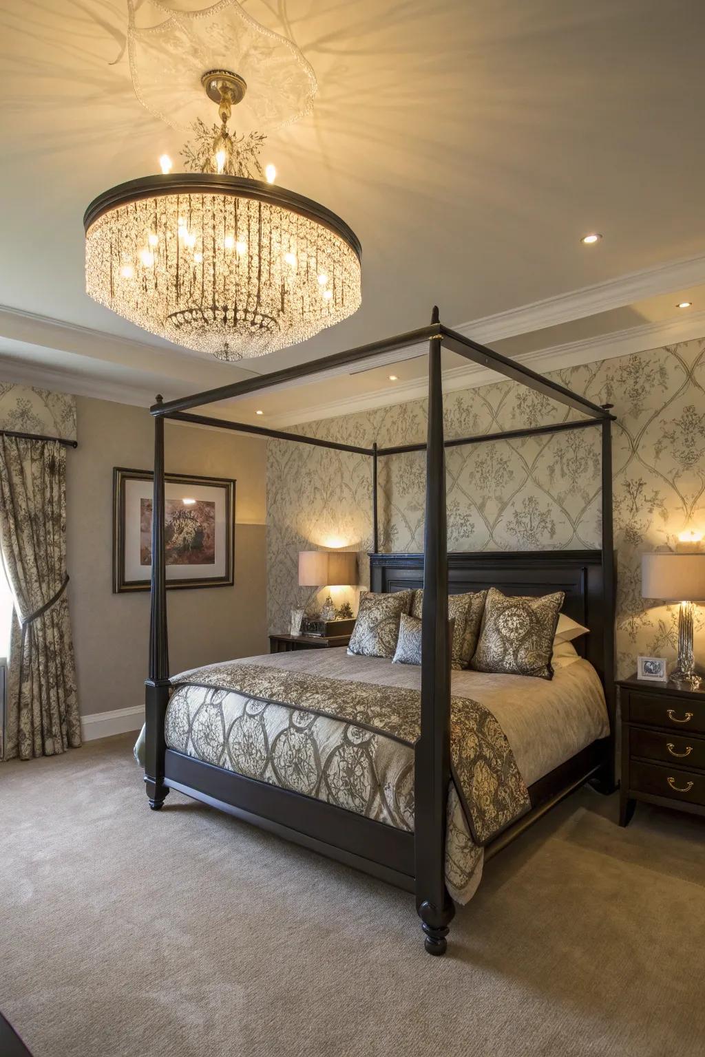 A Luminaire adds refinement and soft illumination.
