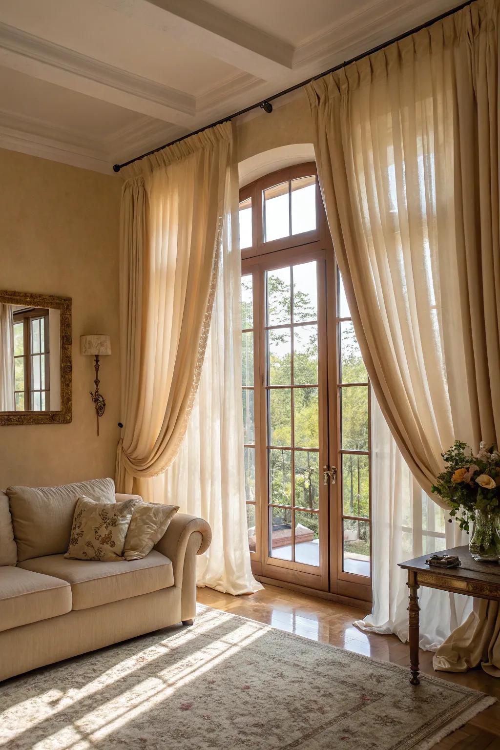 Natural light elevates the appeal of beige.