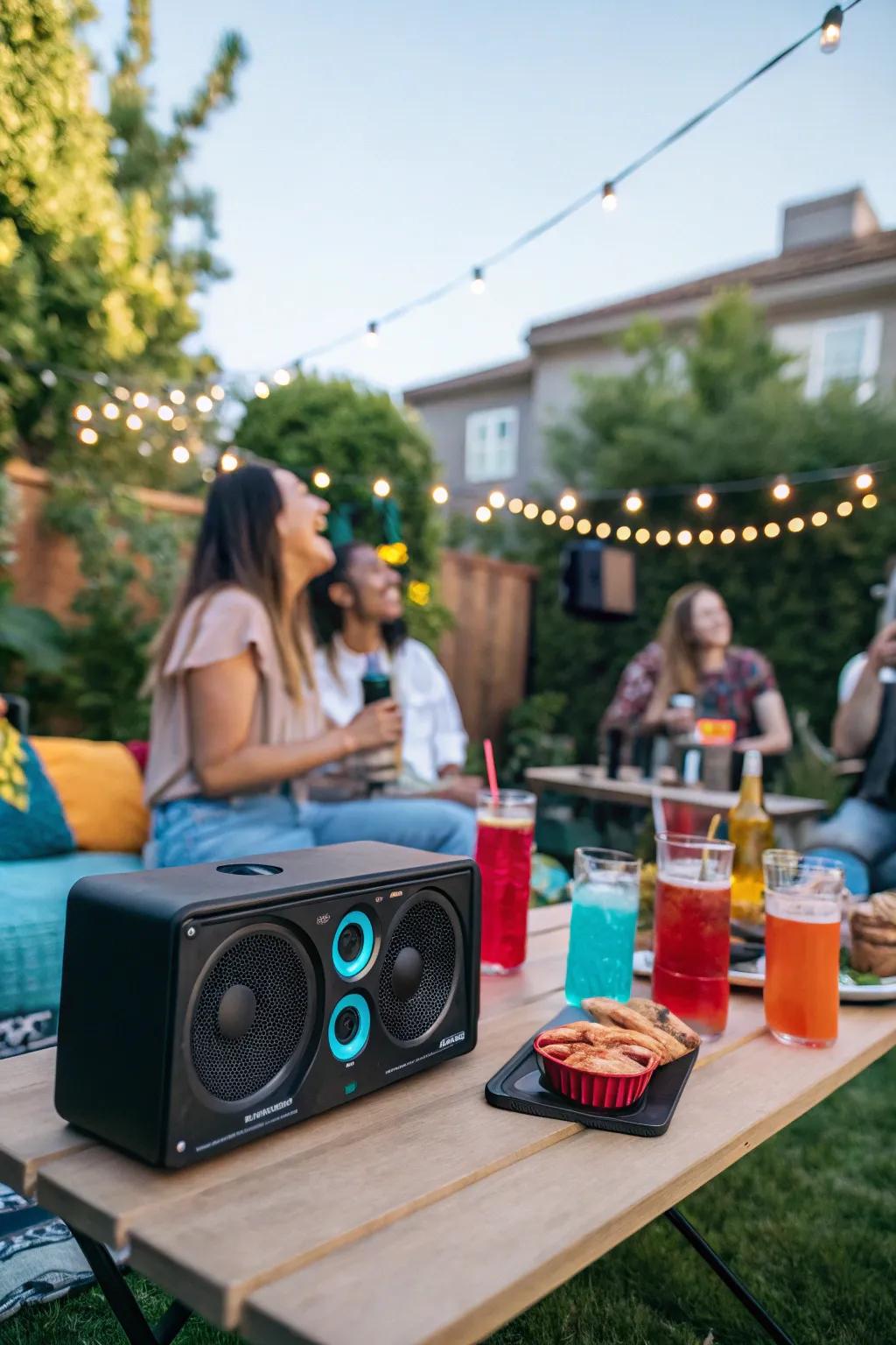 Easily keep the music alive with portable speakers, wherever the moment takes you.