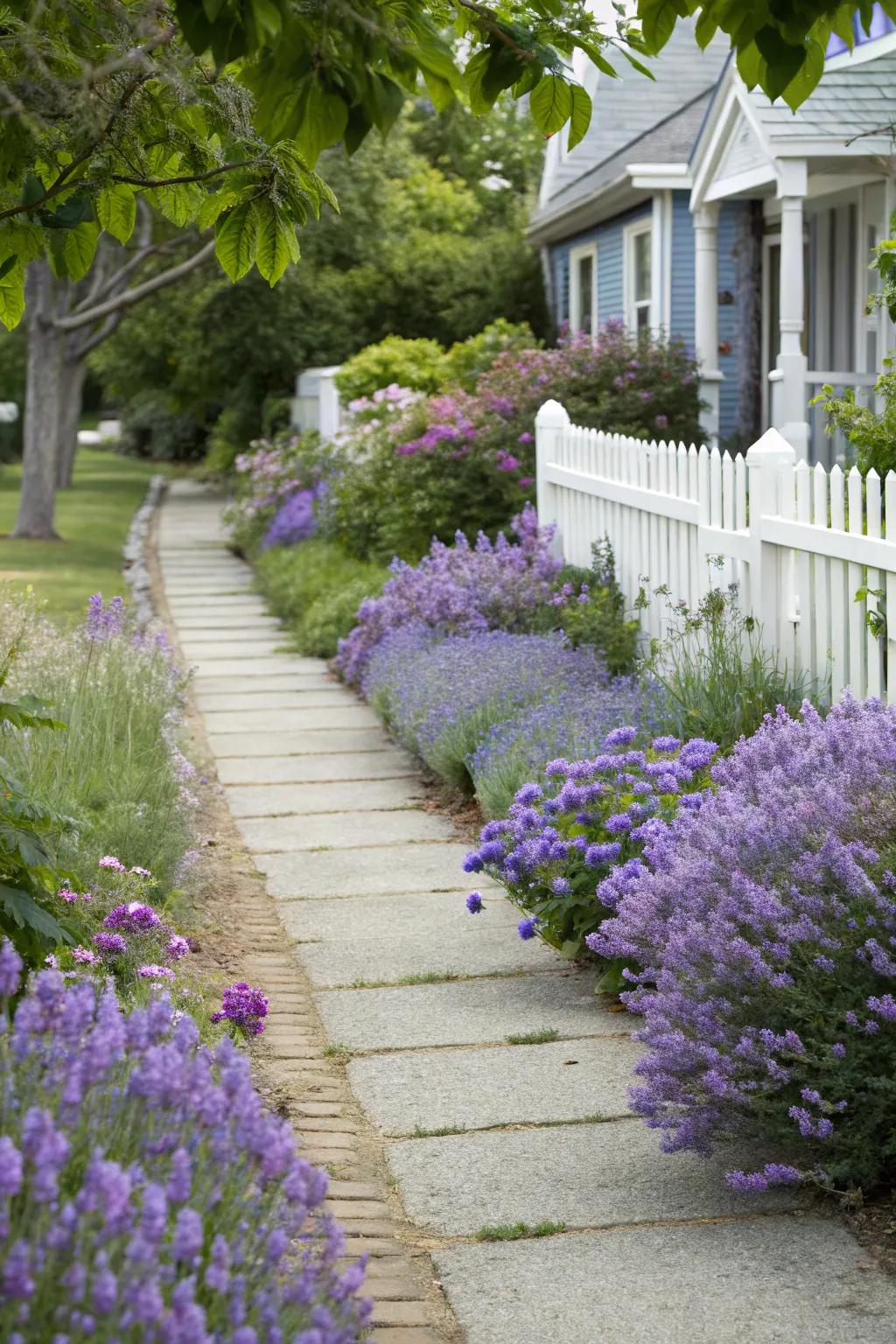 Lavender offers fragrance and sophistication with minimal upkeep.