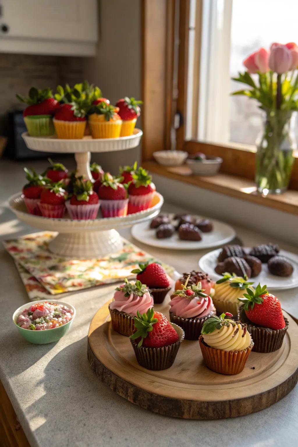 The ideal sweet treats to add an attractive touch to your grazing table.