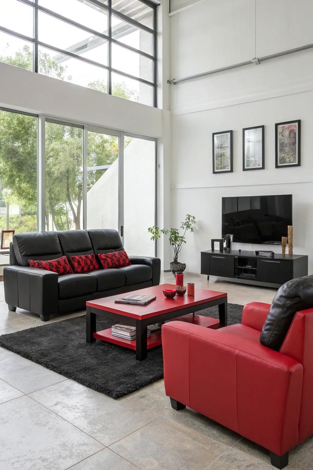 Elegant furnishings bring a modern appeal.