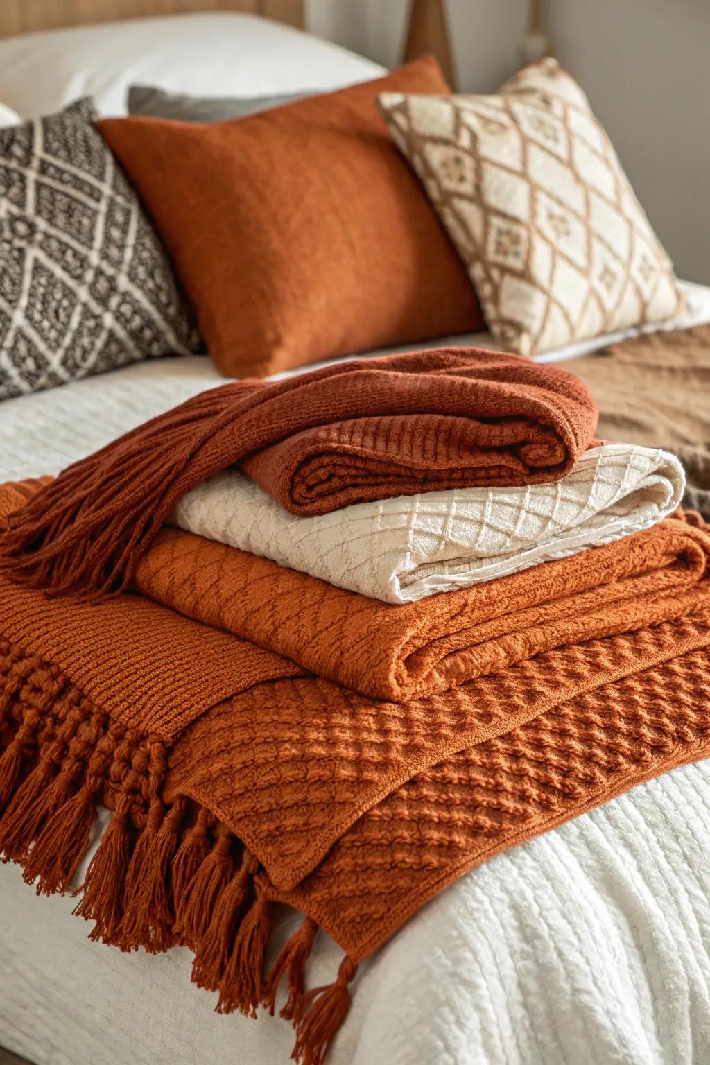 Textured layers contributing to richness and comfort.