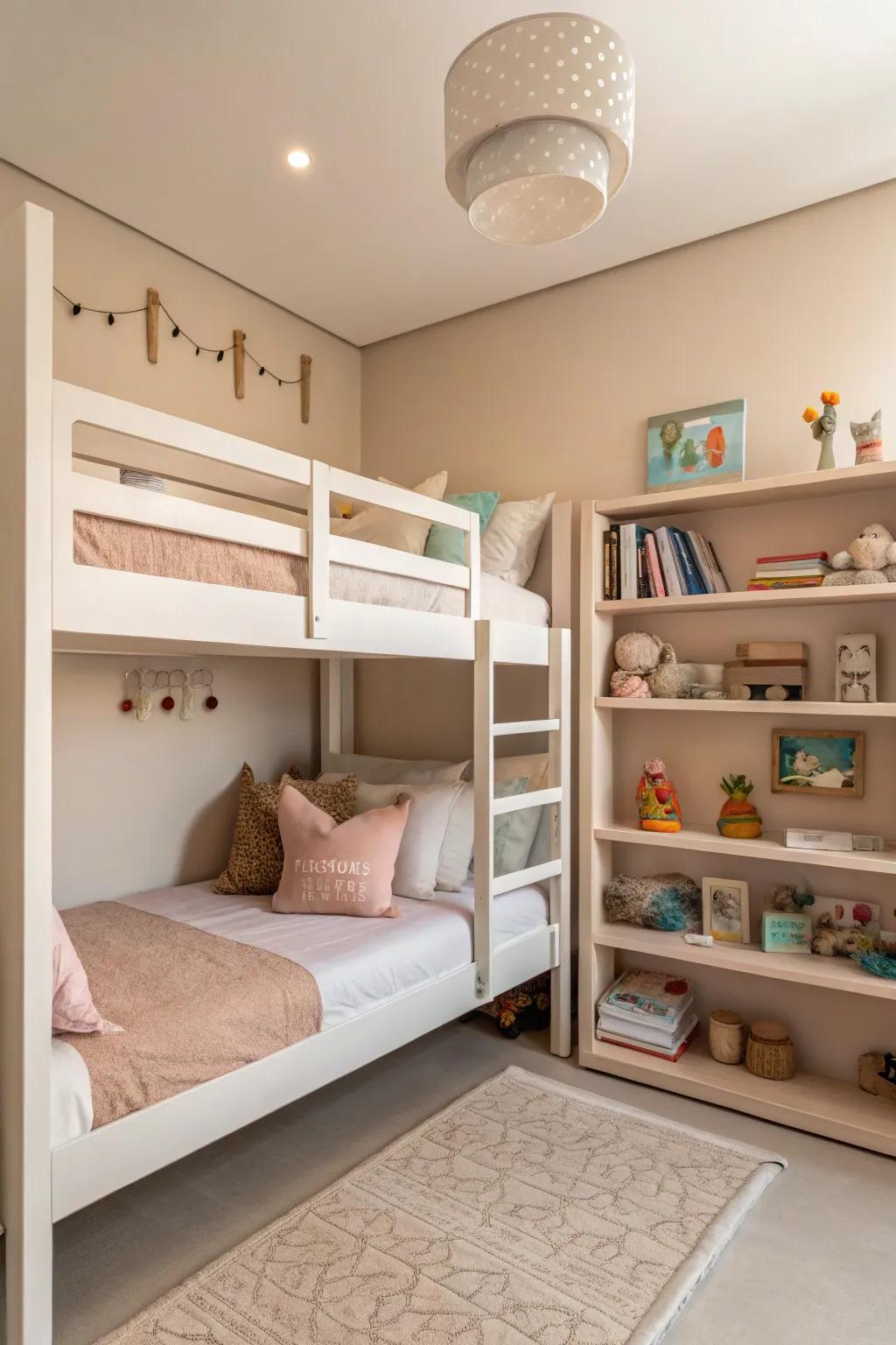 Understated hues encourage a balanced vibe in shared spaces.