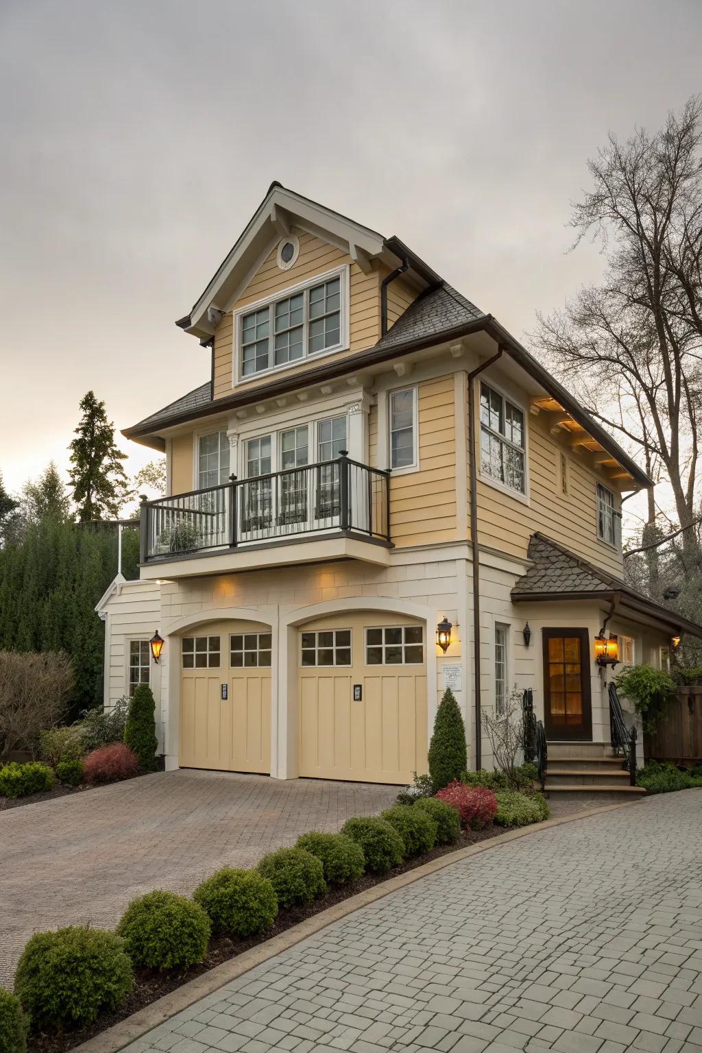 A well-thought-out split-level design that maximizes space and comfort.