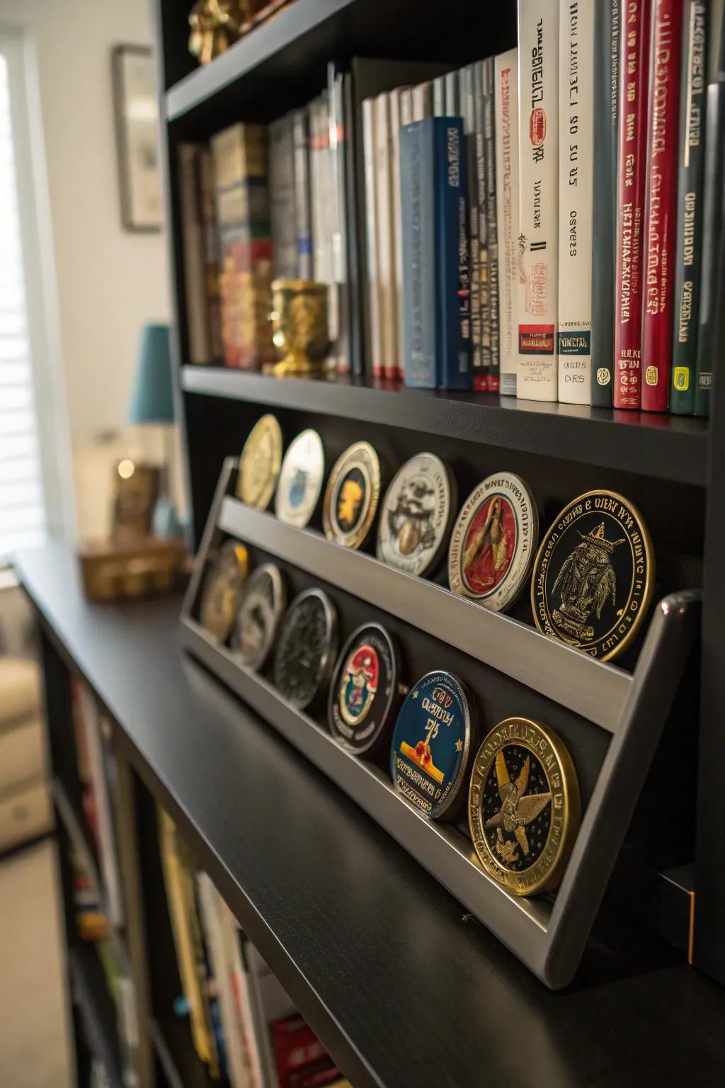 Graded mounts afford a multi-tiered viewing journey.