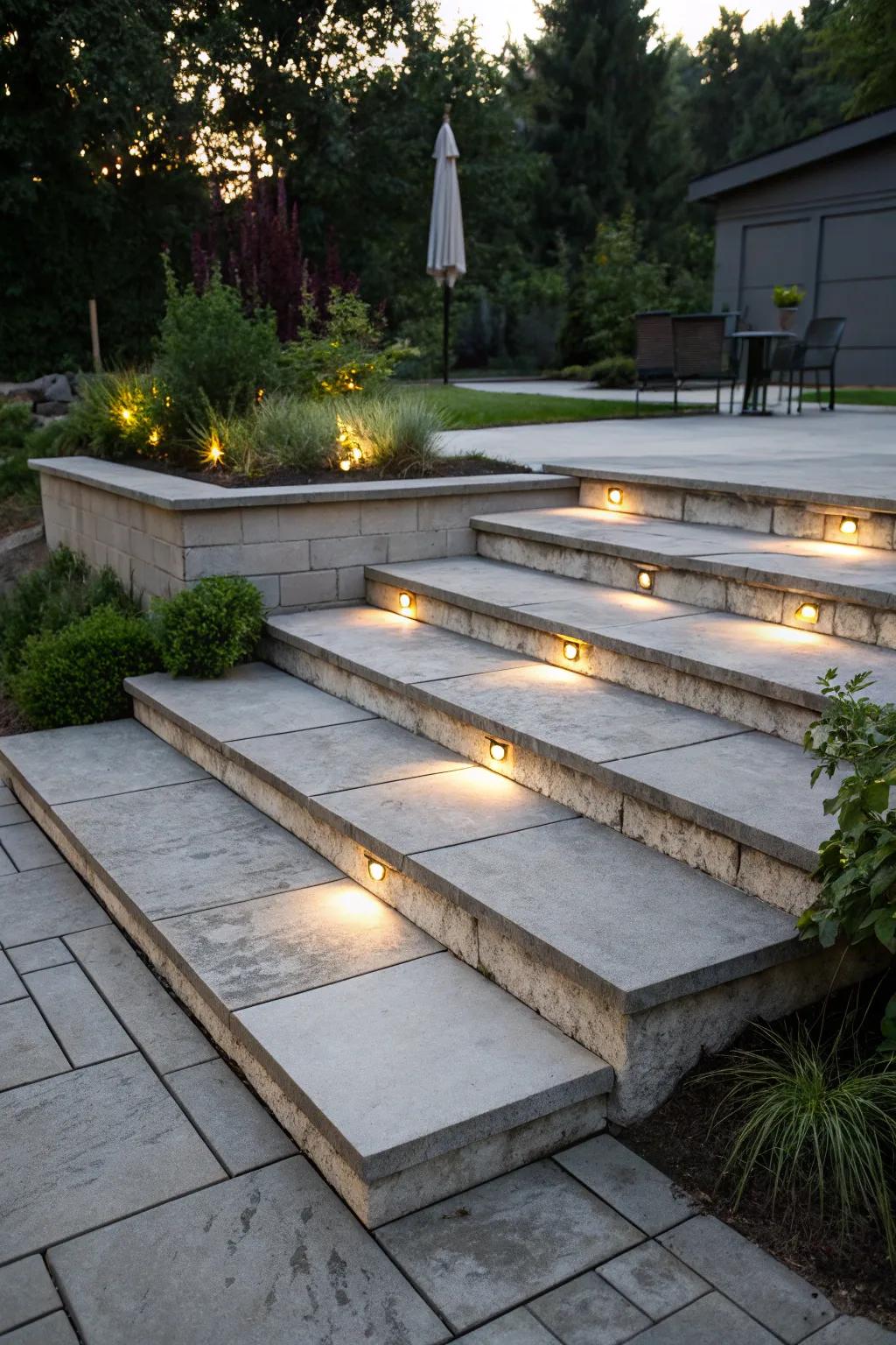 Multilevel borders infuse your outdoor space with dimension and interest.