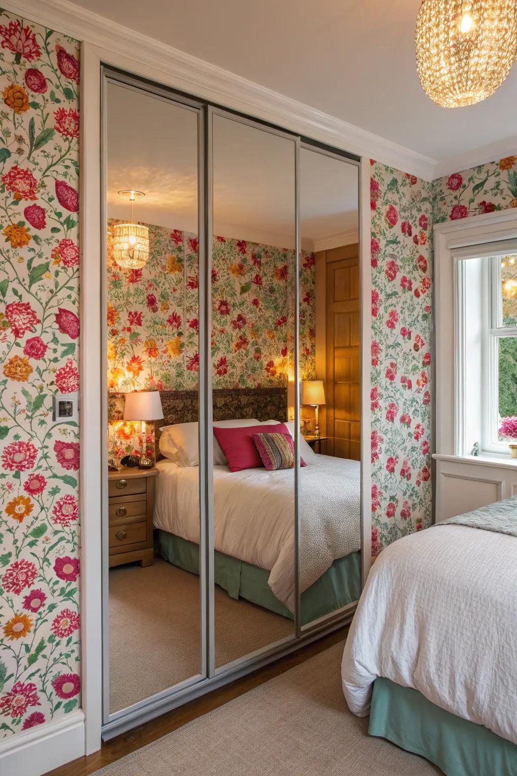 Self-adhesive wallpaper delivers an assertive and effortless transformation.