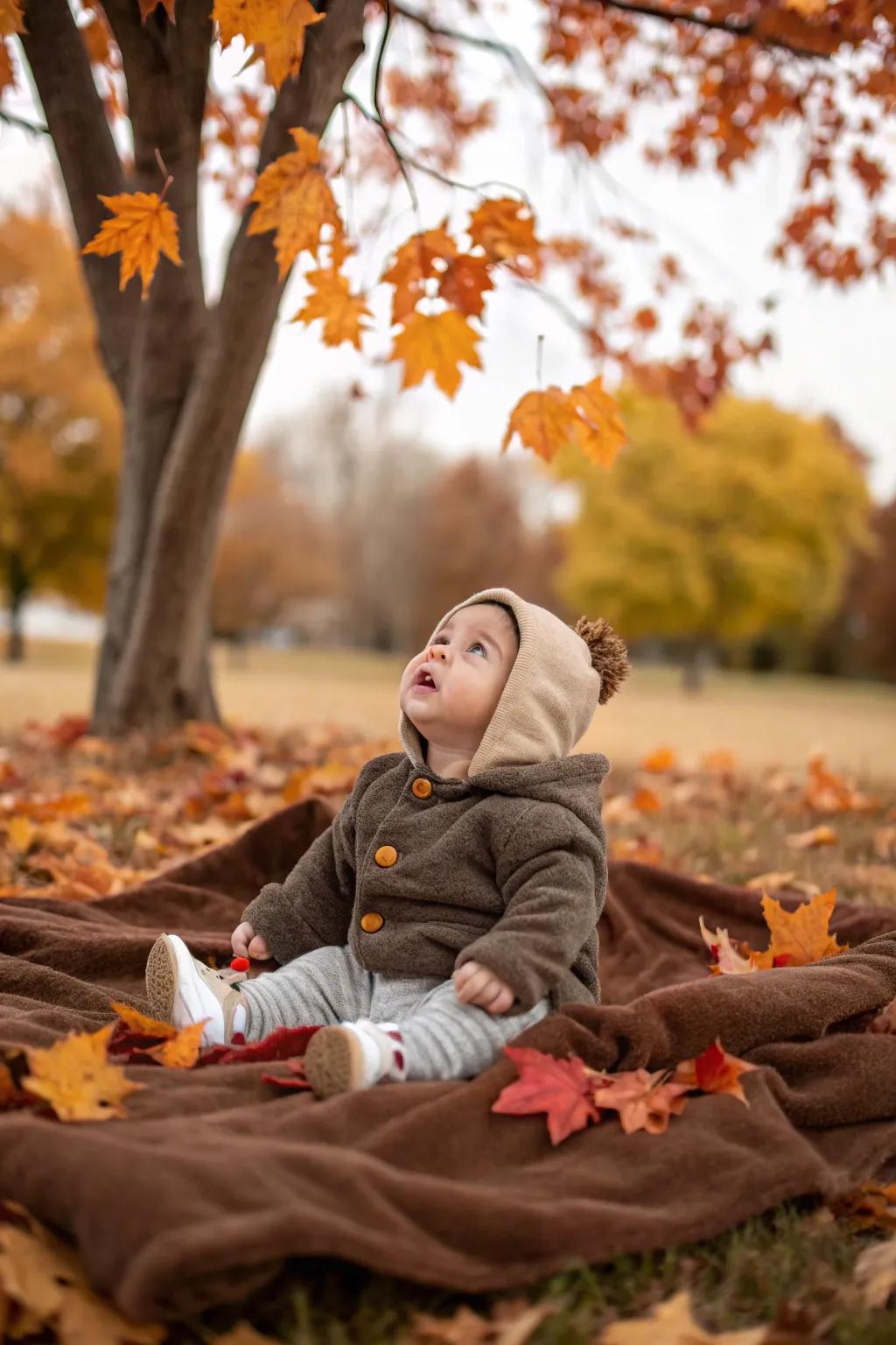 Seize the embodiment of the season with your little one.