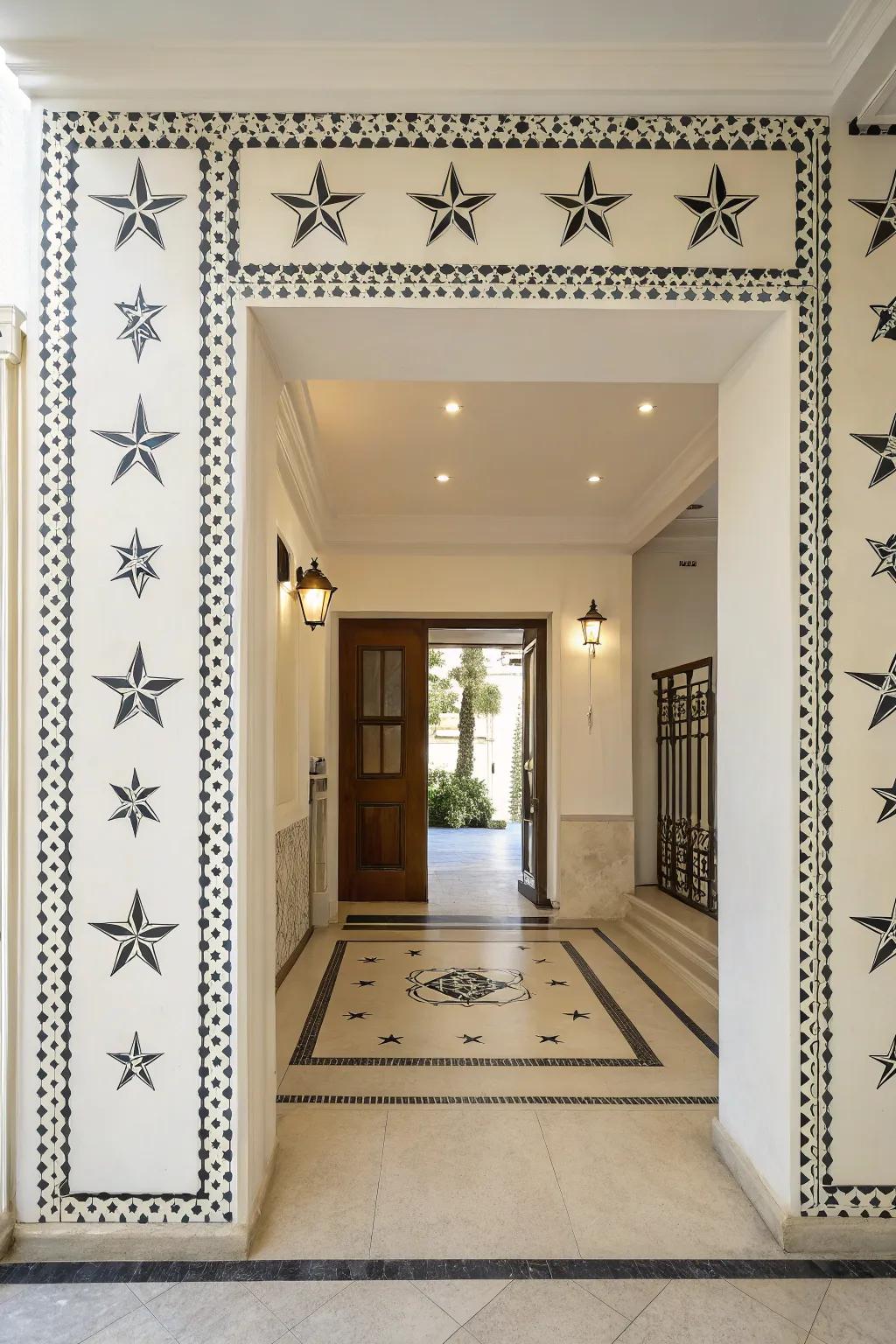 Minimalist motifs impart sophistication discreetly.
