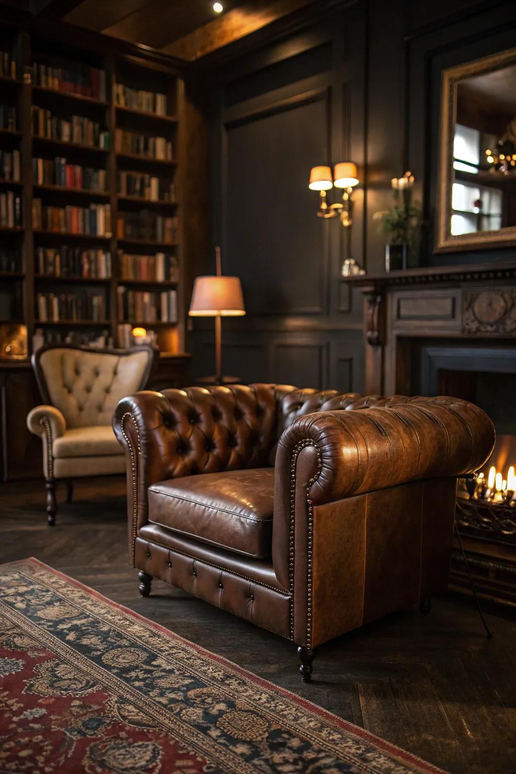 Timeless furniture pieces introduce elegance and relaxation to your sitting room.