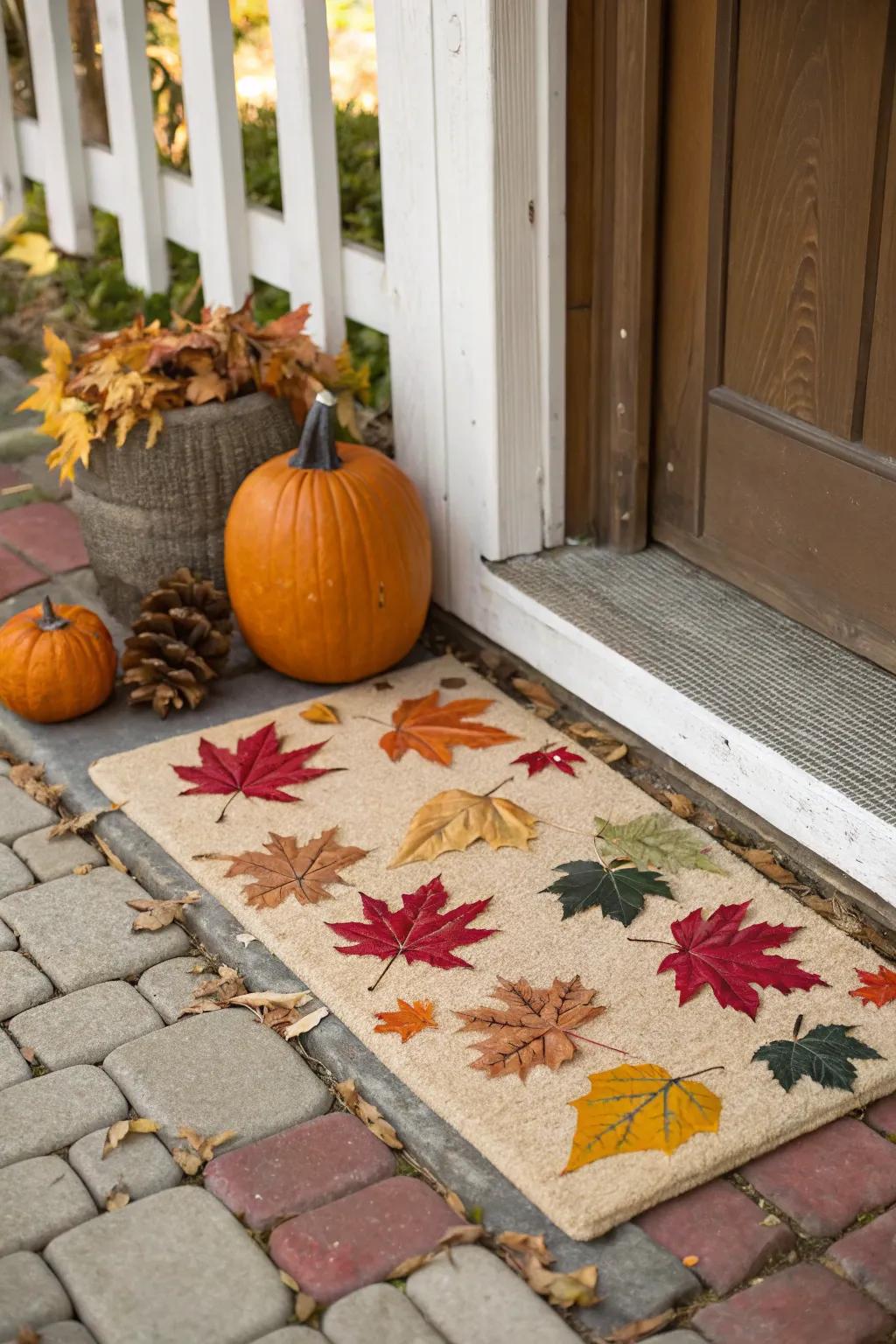 Seasonal doormats add festive charm to your doorstep