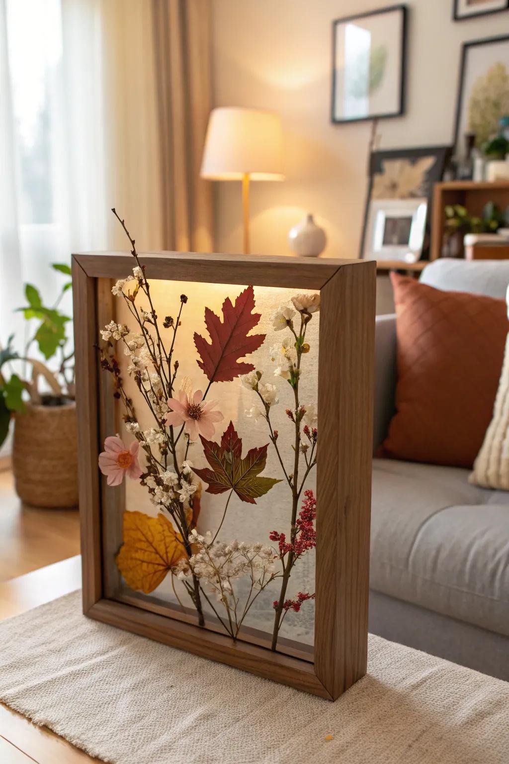 Honor each season through a distinctive dried flower arrangement.