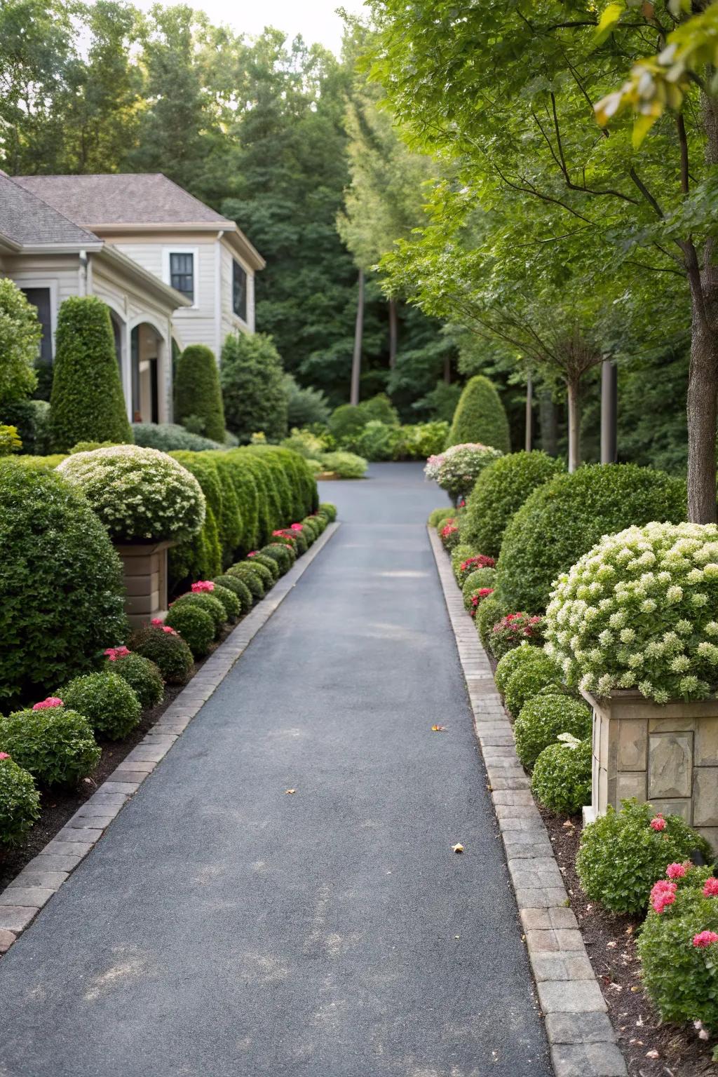 Harmonious planting delivers a balanced and sophisticated visual appeal.