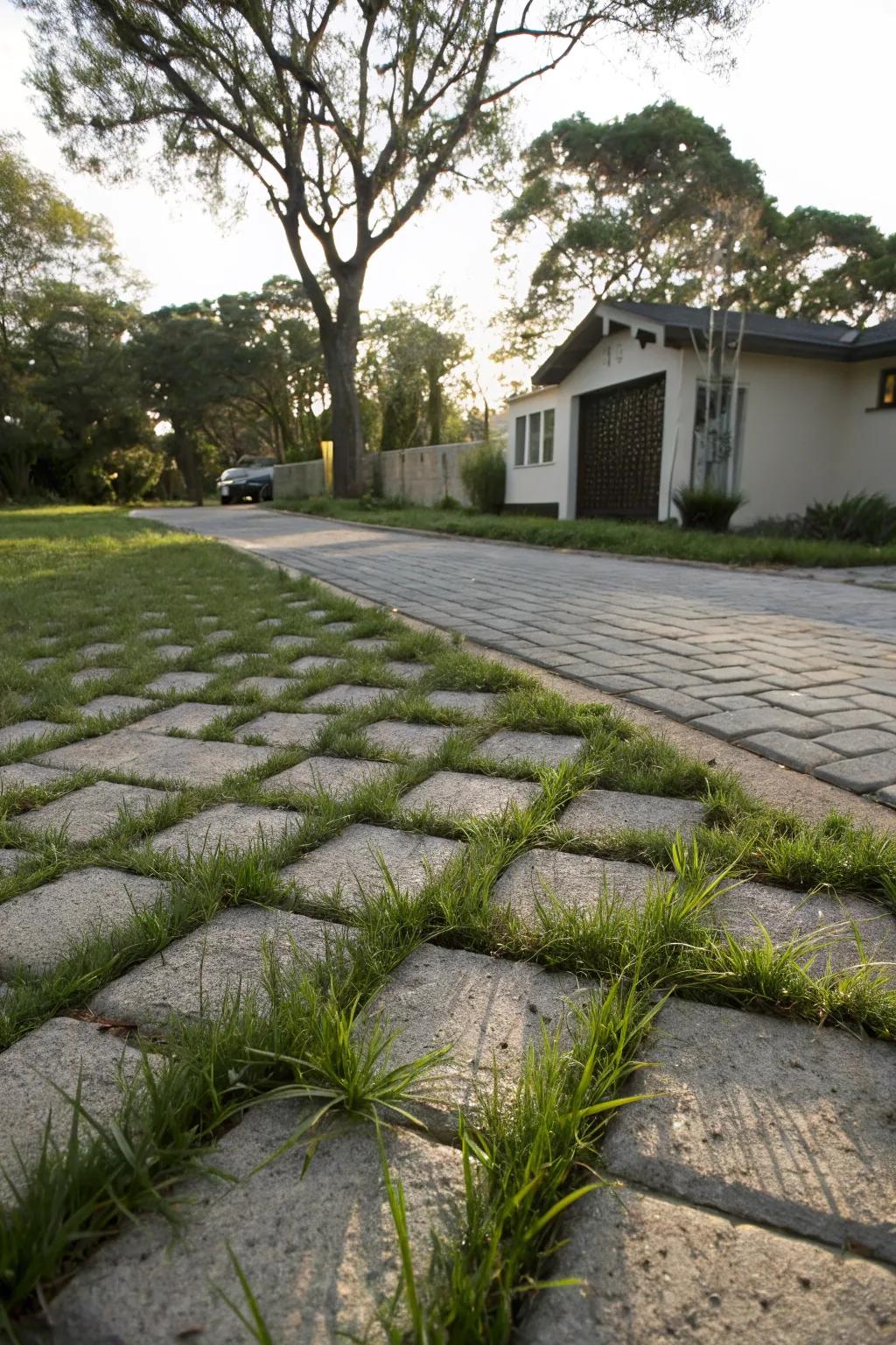 Environmentally kind permeable blocks that merge practicality with sustainability.