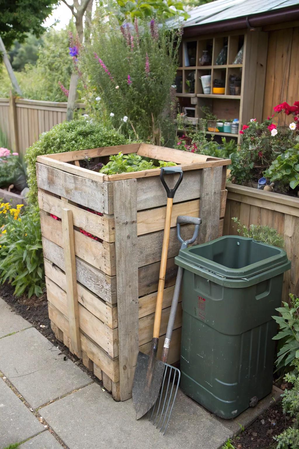 Upcycled wood crate projects provide a functional and charming alternative.