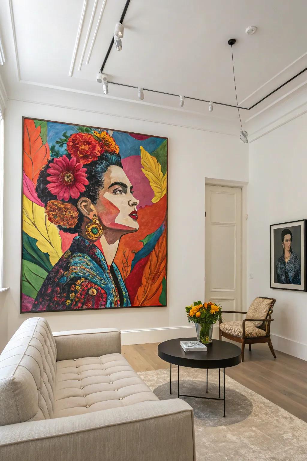 High contrast shades can inject dynamic energy into any space.