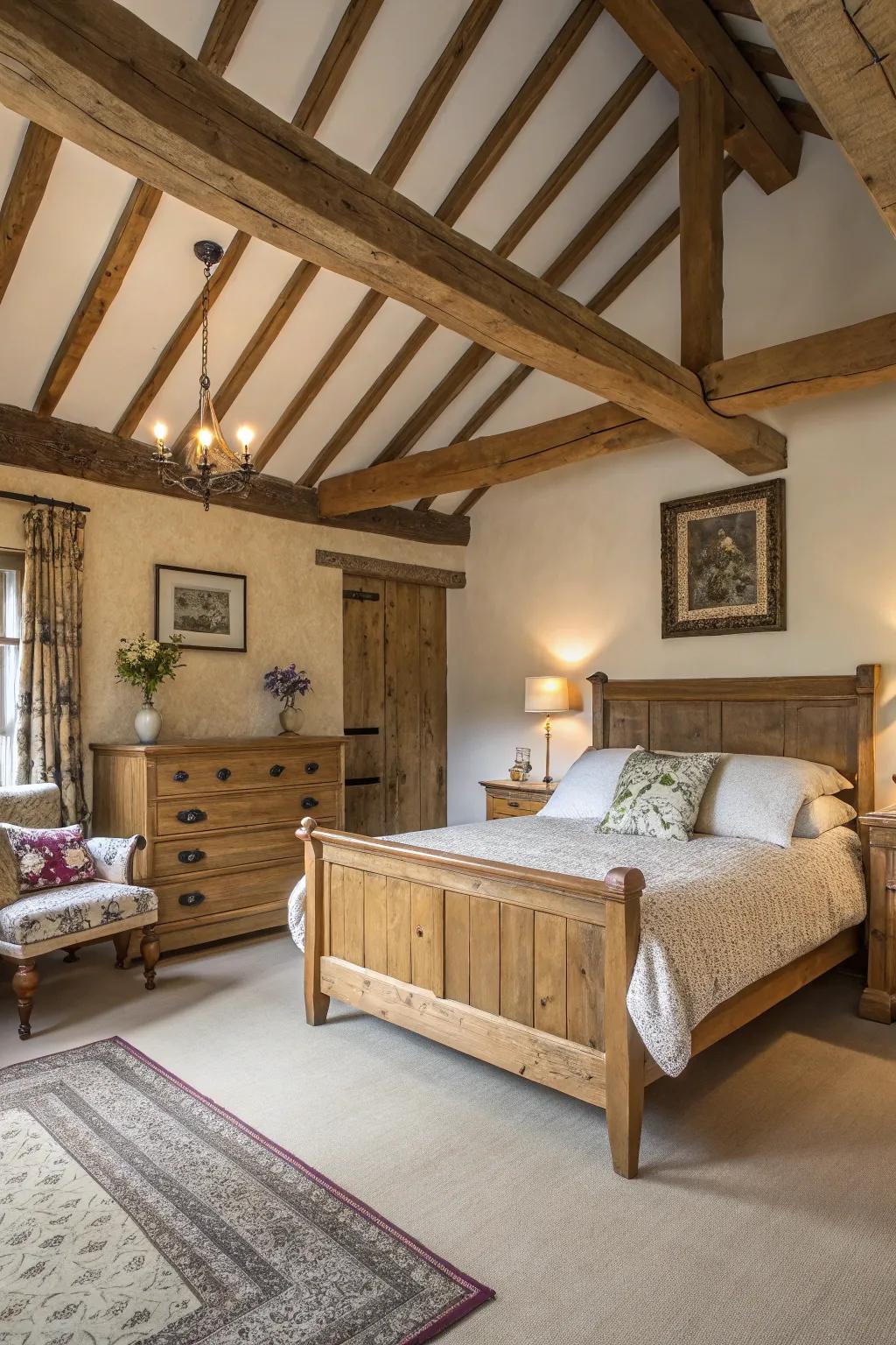 Warmth and character shine through with farmhouse wood details.