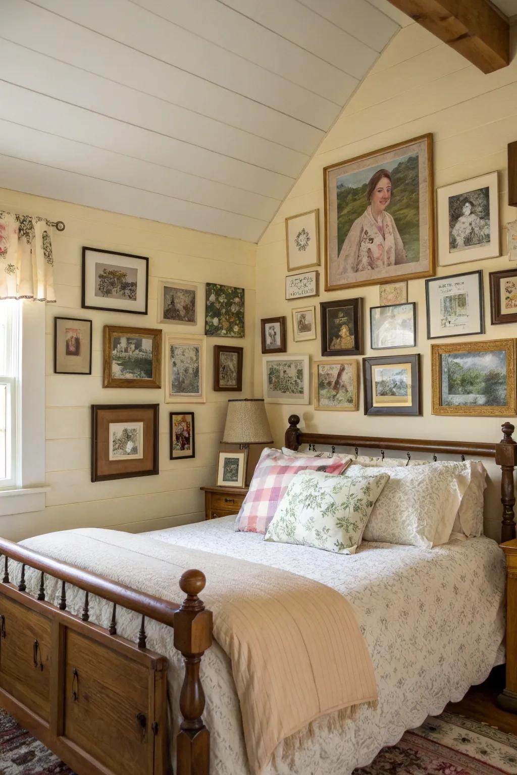 Customize your area with a gallery wall.