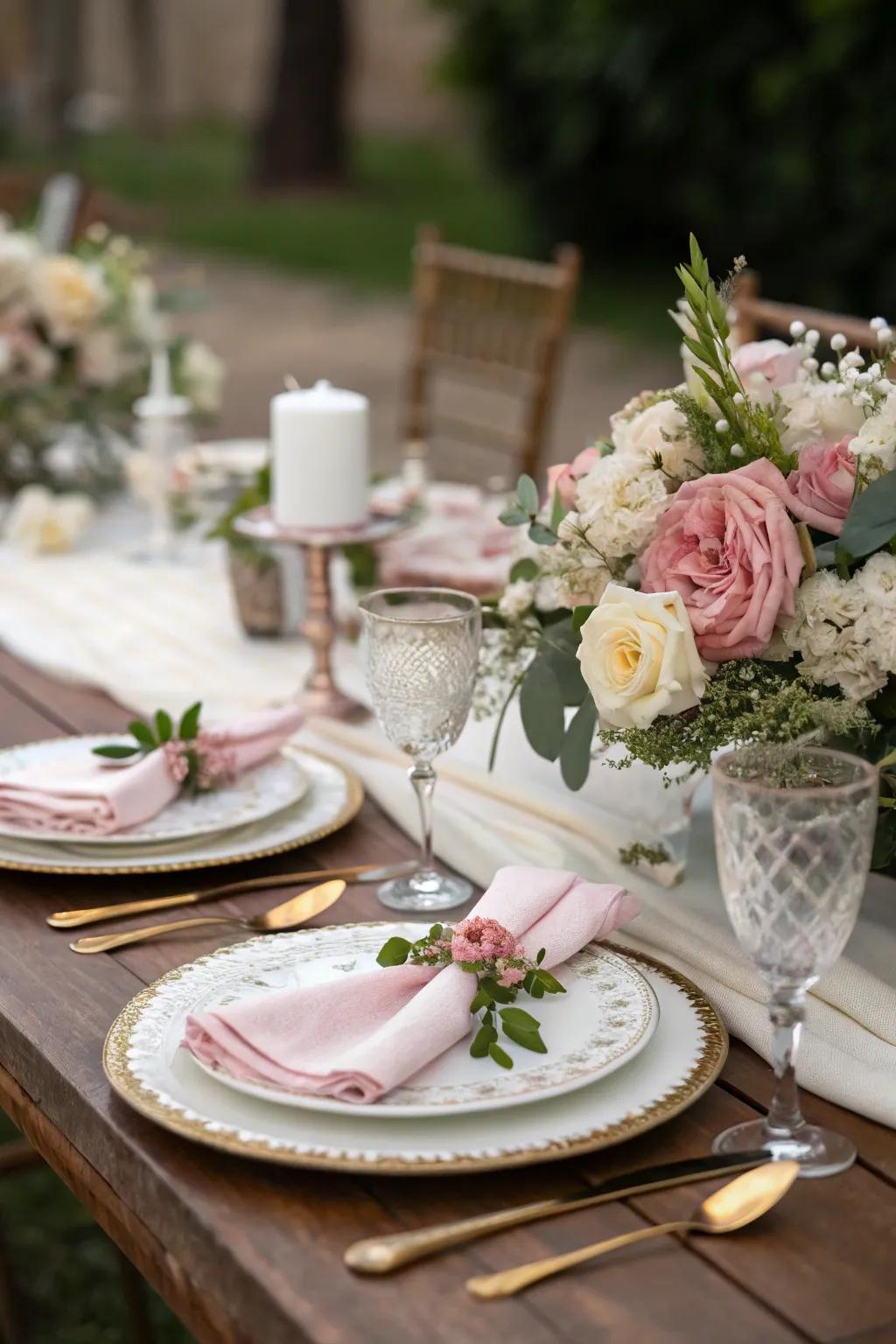 Dine stylishly with sophisticated floral table settings that impress.