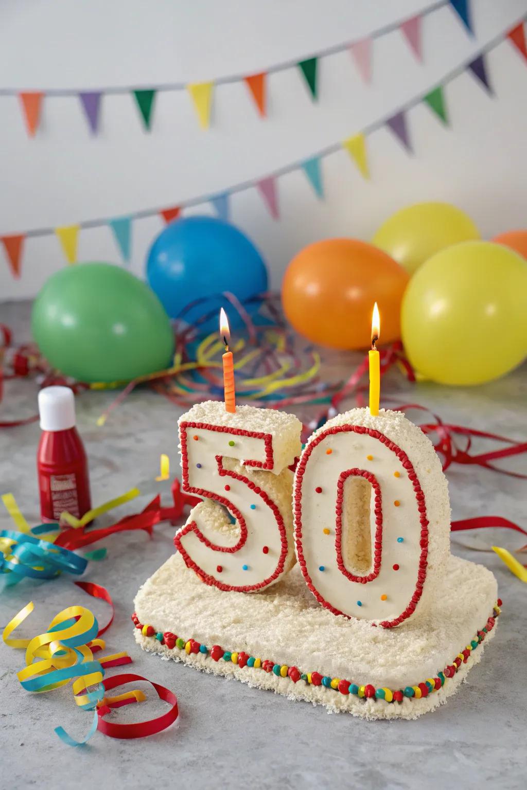 Ready the extinguisher and blow out the candles for a sizzling 50th!