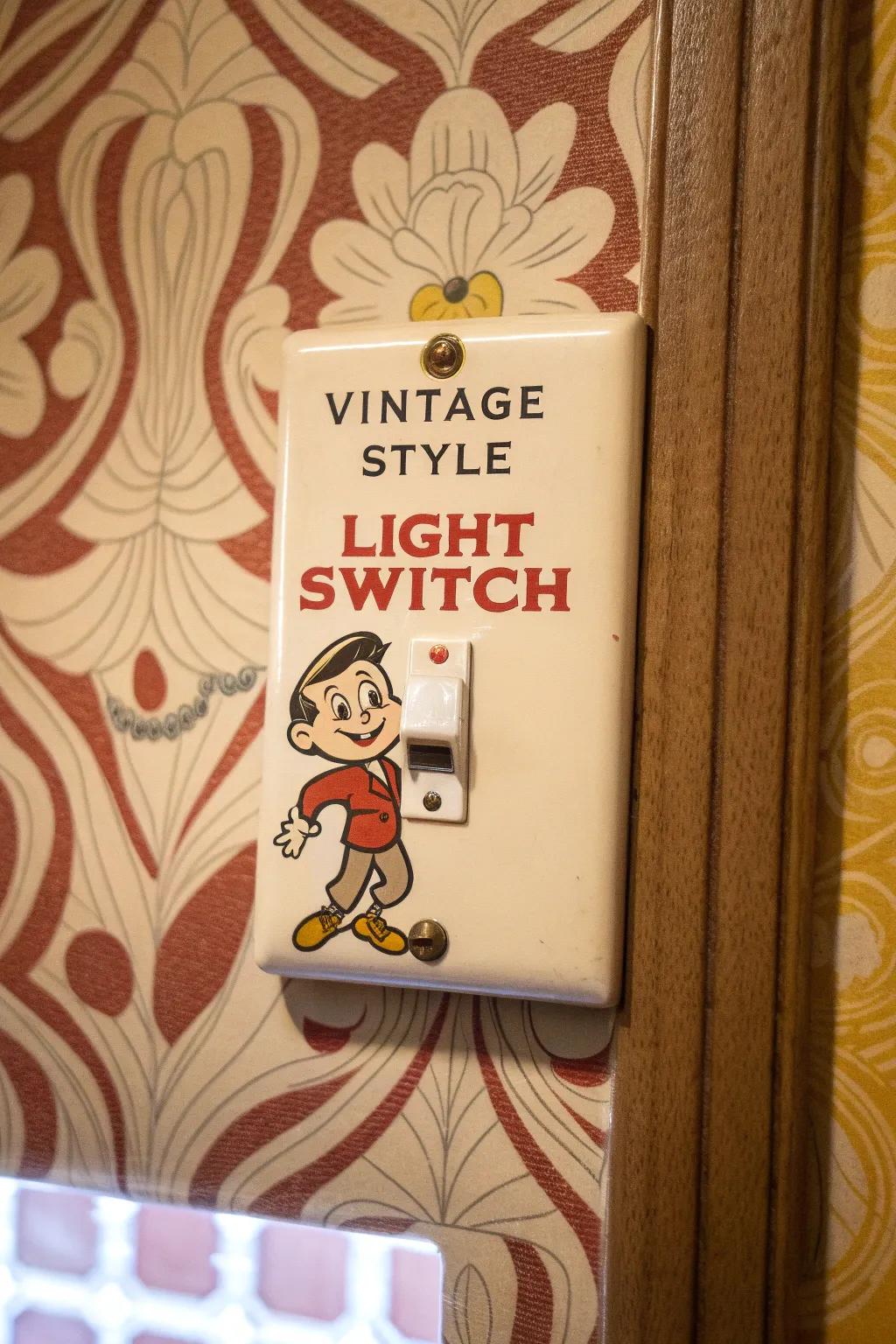 Classic animation panel makes decor classic.