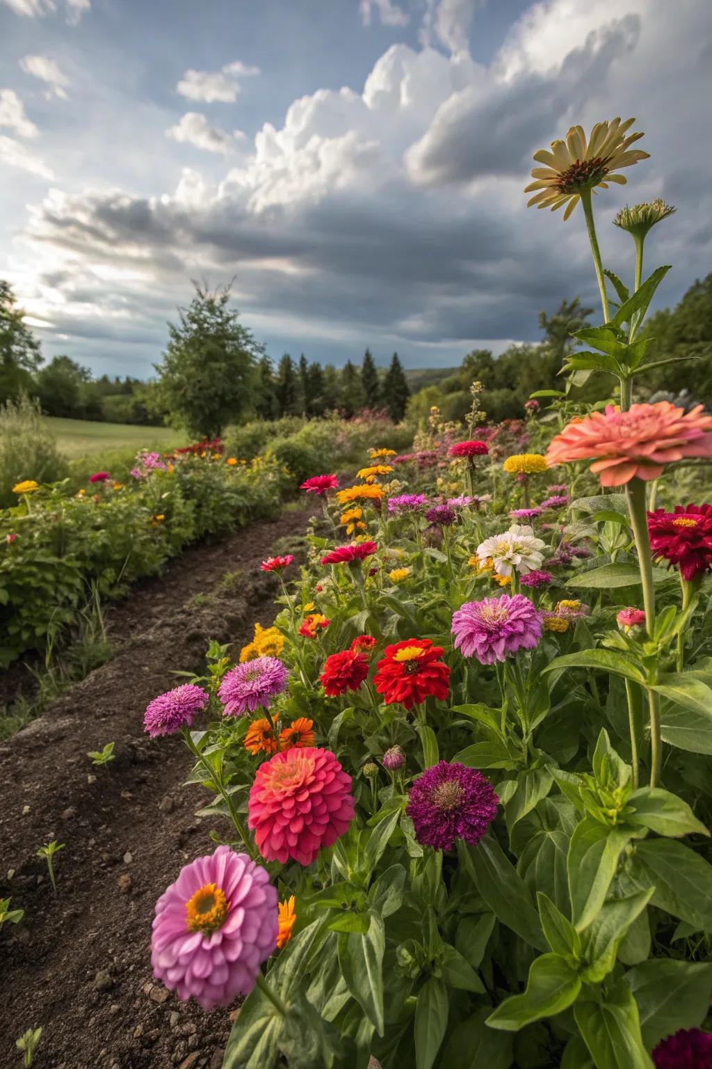 Seed-grown flowers provide vibrant colors to any garden.