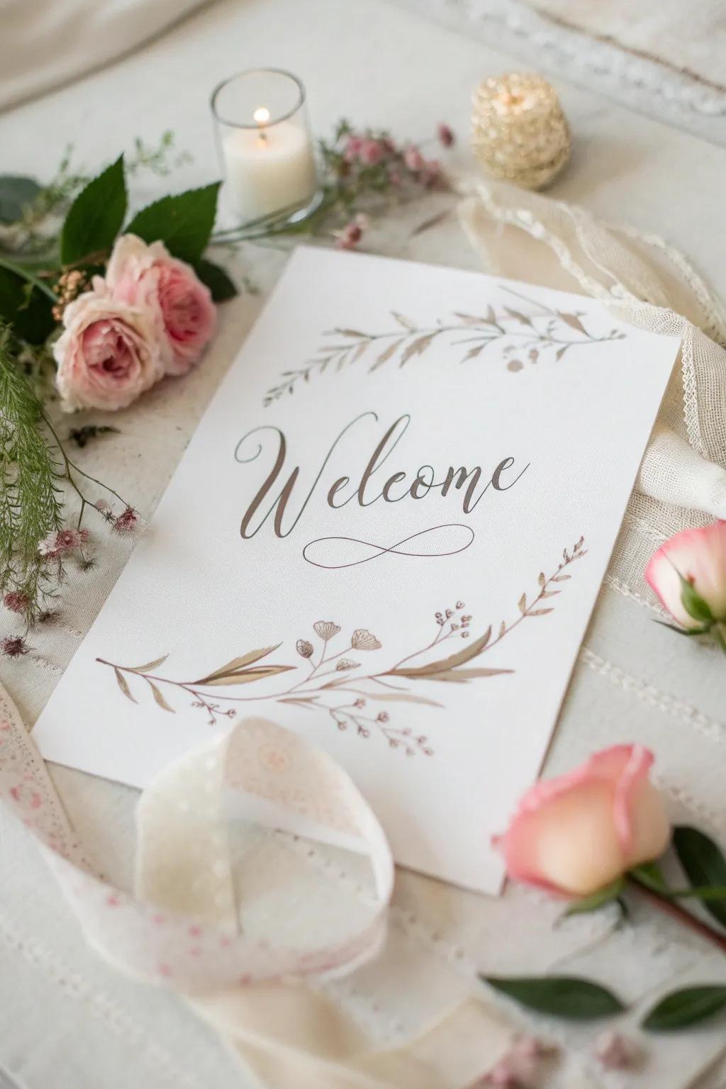 Handwritten fonts lend a personal and heartfelt touch to your invites.