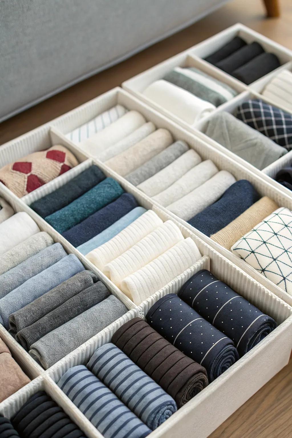 Mastering the folding of socks can transform your drawer completely.