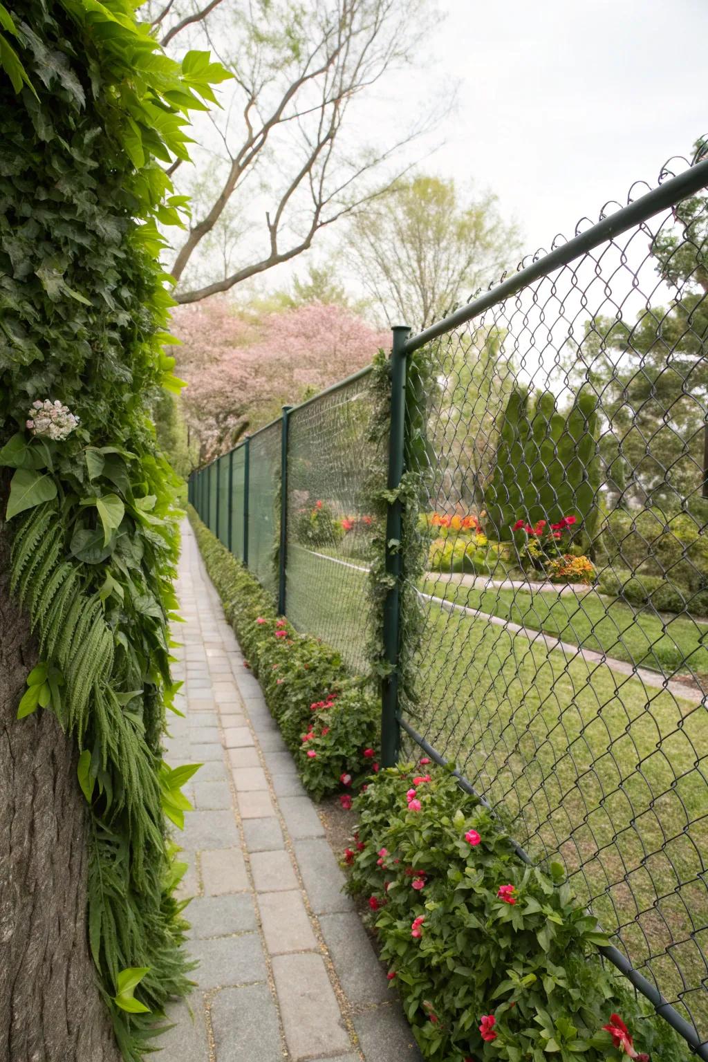 Artificial greenery provides a natural aesthetic without the care.