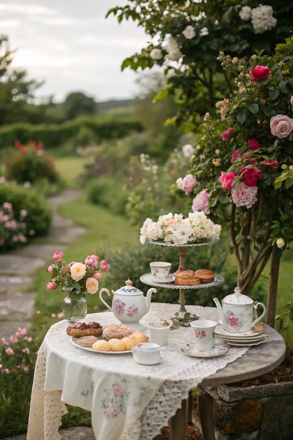 A Garden Tea Gathering is both elegant and utterly refreshing.
