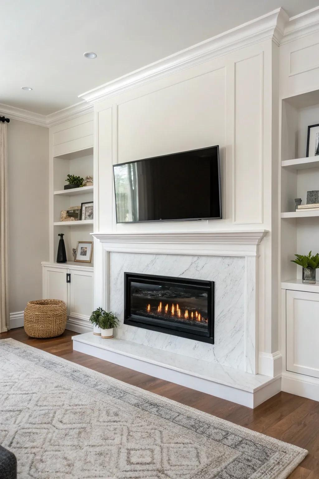 Contemporary simplicity fosters an open and airy atmosphere.