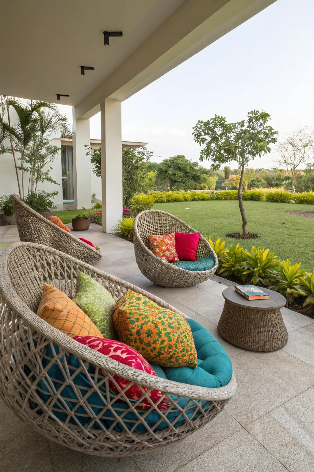 A cozy seating space has the power to turn any nook into a serene escape.