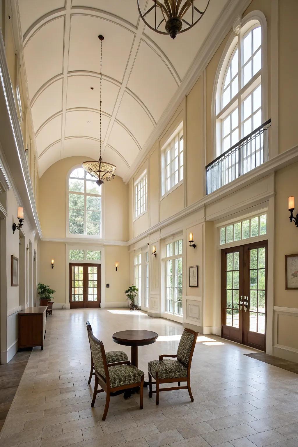 An open and airy entrance hall that welcomes you with its spaciousness.