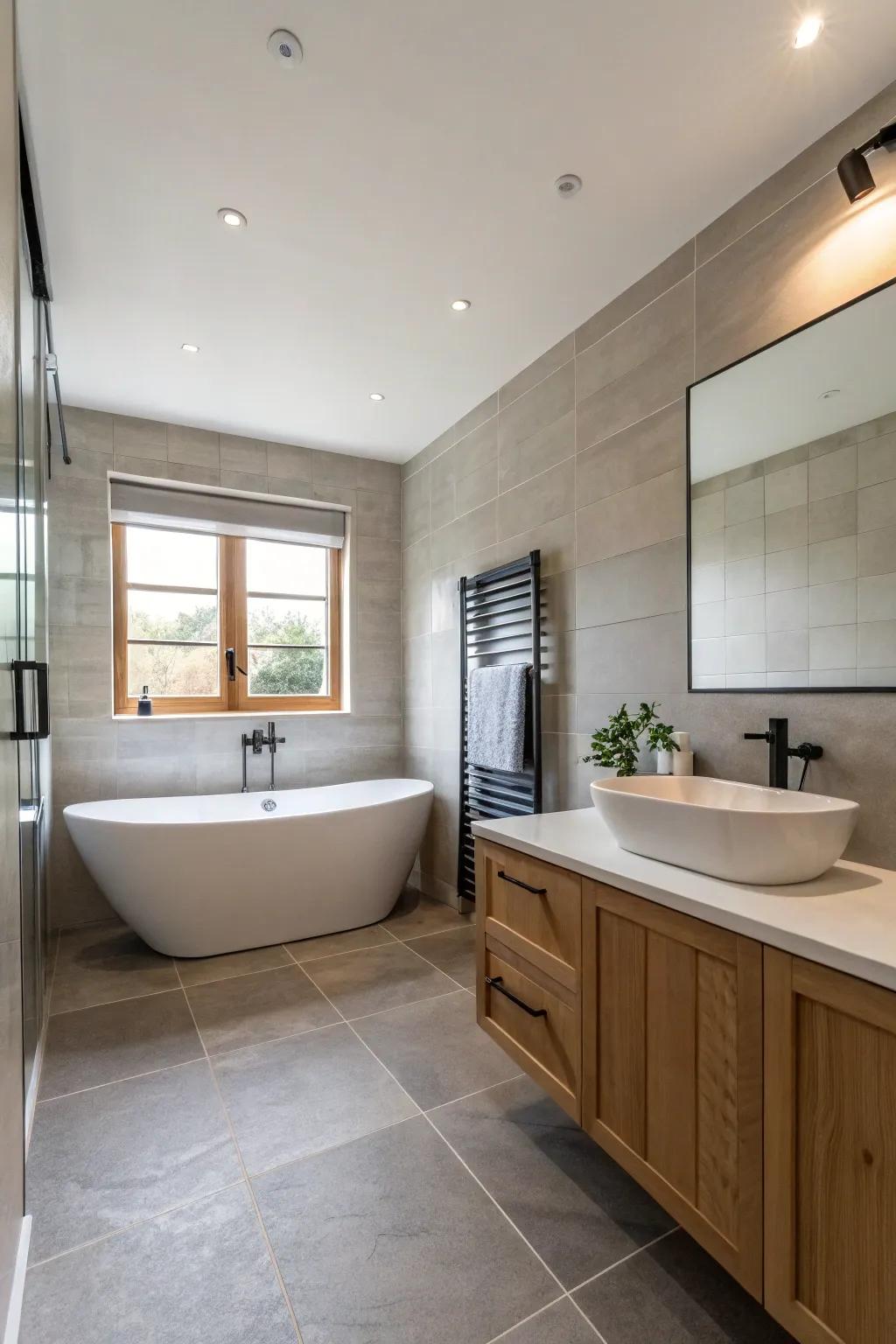 Minimalist designs offer a tranquil and spacious impression.