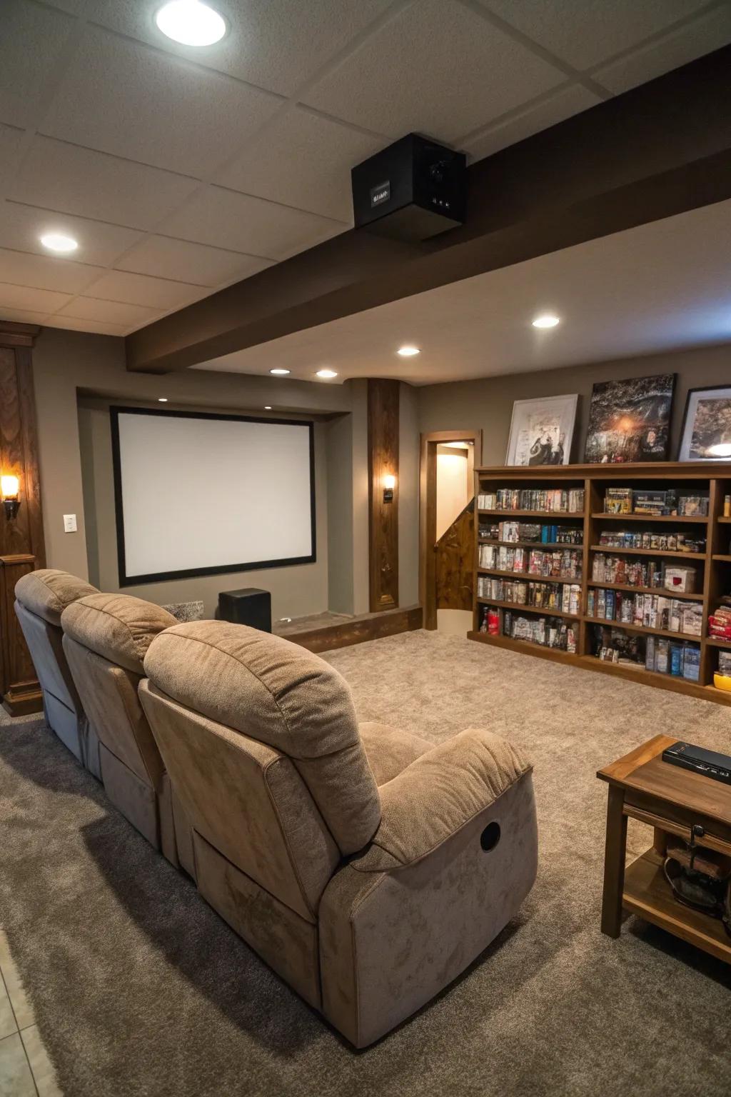 Any area is transformed into a visual paradise by a large display.