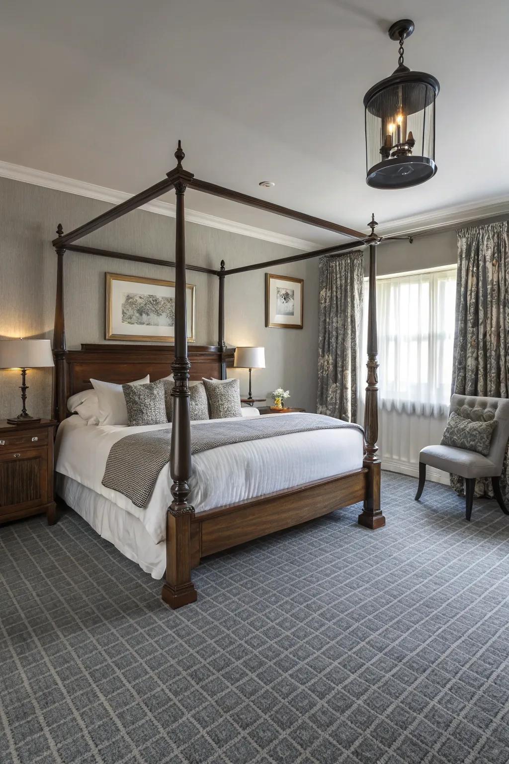Gray carpets blend into various decor styles effortlessly.